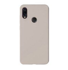 Защитный чехол Liquid Case Full Cover для Xiaomi Redmi Note 7 Pro Бежевый