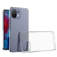 TPU чехол Strong Clear 0,5mm для Xiaomi Mi 11 Lite / Mi 11 Lite 5G / 11 Lite 5G NE Прозрачный