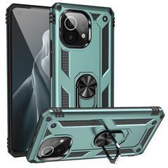 Защитный чехол Kvadrat Ring для Xiaomi Mi 11 Lite / Mi 11 Lite 5G / 11 Lite 5G NE Зеленый