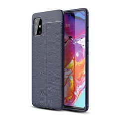 Защитный чехол Leather для Samsung A515F Galaxy A51 2020 Синий