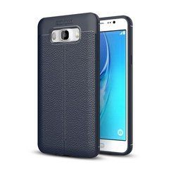 Защитный чехол Leather для Samsung J700 Galaxy J7 / J701 Galaxy J7 Neo Синий