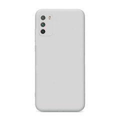 Защитный чехол Liquid Case Full Cover для Xiaomi Poco M3 Белый