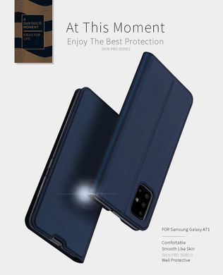 Чехол-книжка Dux Ducis для Samsung A715F Galaxy A71 2020 Черный