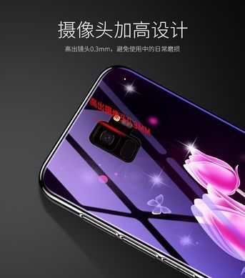 Захисний чохол Fantasy з глянцевими торцями для Samsung G960F Galaxy S9 (місяць) Блакитний