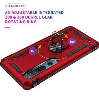 Захисний чохол Kvadrat Ring для Xiaomi Mi 10 / Mi 10 Pro Чорний