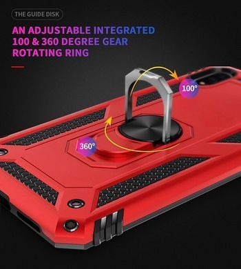Защитный чехол Kvadrat Ring для Xiaomi Redmi Note 7 Pro Золотистый