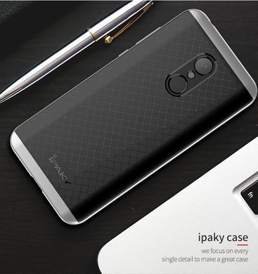 Ударопрочный чехол iPaky TPU+PC для Xiaomi Redmi 5 Черный / Серебристый