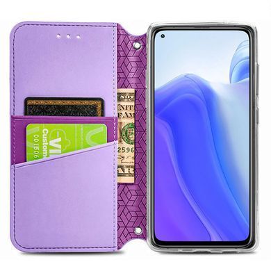Чехол-книжка Flower Book для Xiaomi Mi 10T / Mi 10T Pro Фиолетовый