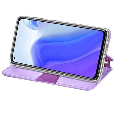 Чехол-книжка Flower Book для Xiaomi Mi 10T / Mi 10T Pro Фиолетовый