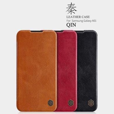 Чехол-книжка Nillkin Qin для Samsung A015F Galaxy A01 Красный