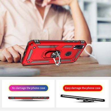 Защитный чехол Kvadrat Ring для Xiaomi Redmi Note 7 Pro Красный