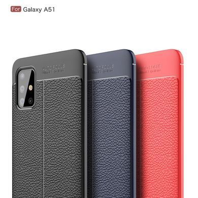 Защитный чехол Leather для Samsung A515F Galaxy A51 2020 Черный