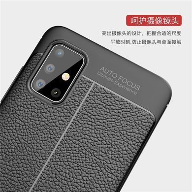 Защитный чехол Leather для Samsung A515F Galaxy A51 2020 Черный