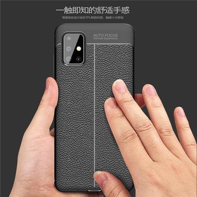 Защитный чехол Leather для Samsung A515F Galaxy A51 2020 Черный