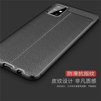 Защитный чехол Leather для Samsung A515F Galaxy A51 2020 Черный
