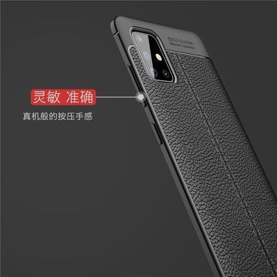Защитный чехол Leather для Samsung A515F Galaxy A51 2020 Черный