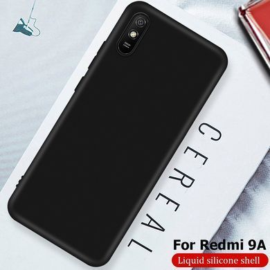Защитный чехол Liquid Case Full Cover для Xiaomi Redmi 9A Черный