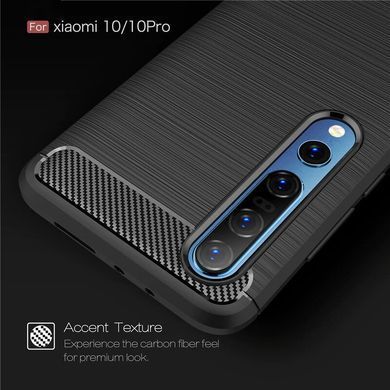 Защитный чехол Slim TPU для Xiaomi Mi 10 / Mi 10 Pro Синий