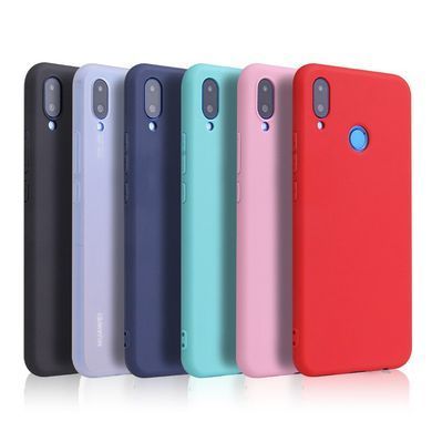 Защитный чехол TPU Matte для Huawei P Smart 2019 / Huawei Honor 10 Lite (Синий, темный)