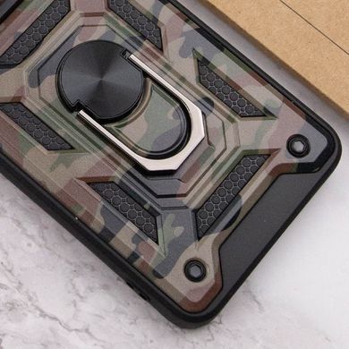 Захисний чохол Camo Ring Lock для Samsung Galaxy A13 4G Коричневий