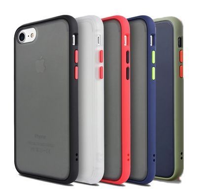 Захисний чохол Сolor Buttons для iPhone 7 / iPhone 8 / SE 2020 Чорний