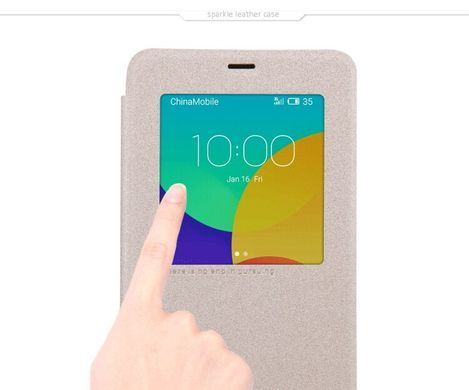 Чохол-книжка Nillkin Sparkle для Meizu M1 Note Золотий