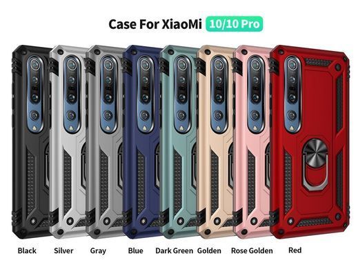 Захисний чохол Kvadrat Ring для Xiaomi Mi 10 / Mi 10 Pro Чорний