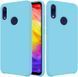 Защитный чехол Original Liquid Case для Xiaomi Redmi Note 7 Pro Голубой