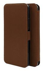 Чехол из натуральной кожи Genuine Leather PRO для Motorola Moto G14 Коричневый