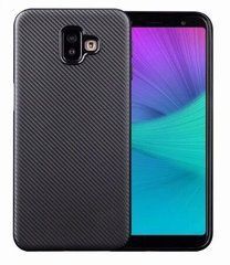 Защитный чехол Carbon TPU для Samsung J610 Galaxy J6 Plus 2018 Черный
