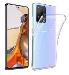 TPU чехол Strong Clear 0,5mm для Xiaomi 11T / 11T Pro Прозрачный