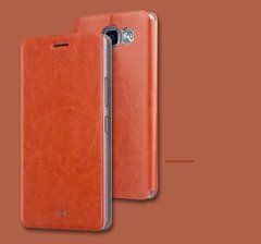 Чехол-книжка MOFI для Samsung A320F Galaxy A3 2017 Коричневый