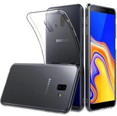 Защитный чехол Clear TPU для Samsung J610 Galaxy J6 Plus 2018 Прозрачный