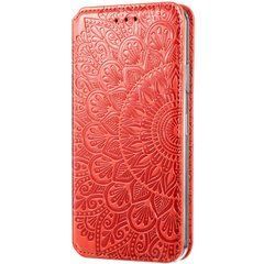 Чехол-книжка Flower Book для Xiaomi Redmi Note 10 / Redmi Note 10S / Poco M5s Красный