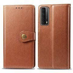Чехол-книжка Polera Book для Huawei P Smart 2021 Коричневый