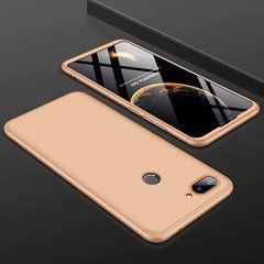 Защитный чехол GKK Full 360 для Xiaomi Mi8 Lite Золотистый