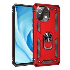Защитный чехол Kvadrat Ring для Xiaomi Mi 11 Lite / Mi 11 Lite 5G / 11 Lite 5G NE Красный