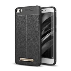 Захисний чохол Leather для Xiaomi Redmi 4A Чорний