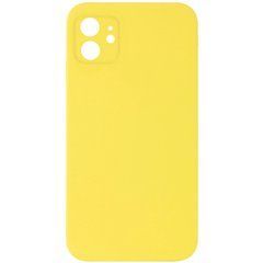 Защитный чехол Liquid Case Full Camera для iPhone 12 mini (5.4") Желтый