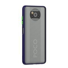 Захисний чохол Сolor Buttons для Xiaomi Poco X3 / X3 NFC / X3 Pro Синій