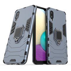 Защитный чехол Strong Guard Ring для Samsung A022F Galaxy A02 Navy