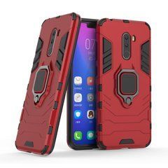 Защитный чехол Strong Guard Ring для Xiaomi Pocophone F1 Красный