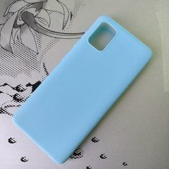 Защитный чехол TPU Matte для Samsung A715F Galaxy A71 2020 Голубой
