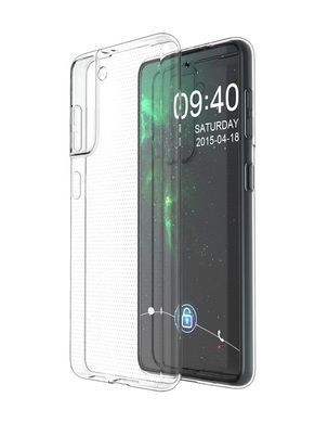 TPU чехол Strong Clear 0,5mm для Samsung Galaxy S21 Прозрачный