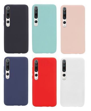 Защитный чехол TPU Matte для Xiaomi Mi 10 / Mi 10 Pro Черный