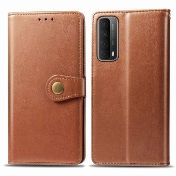 Чехол-книжка Polera Book для Huawei P Smart 2021 Коричневый