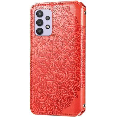 Чехол-книжка Flower Book для Samsung A325F Galaxy A32 4G Красный