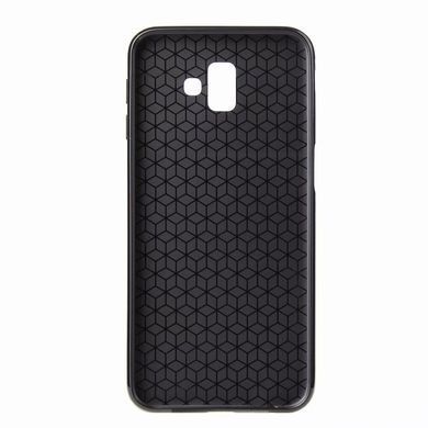 Защитный чехол Carbon TPU для Samsung J610 Galaxy J6 Plus 2018 Черный