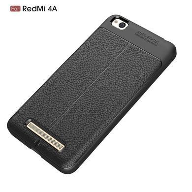 Захисний чохол Leather для Xiaomi Redmi 4A Чорний