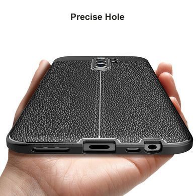 Захисний чохол Leather для Xiaomi Redmi 9 Чорний